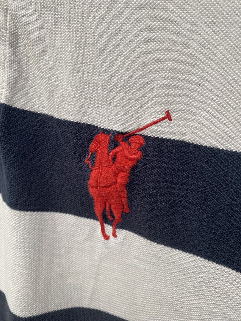 Polo sport Stipe Polo (Category: Activewear) located in Manila. Submitted by kgthrifty. (Listing ID 1467126081, Image 2). Description: POLO SPORT STRIPE POLO DIMES: 21x30 COLOR RATE: 9 NEED WASH/ EXCELLENT CONDITION 🏷 350.