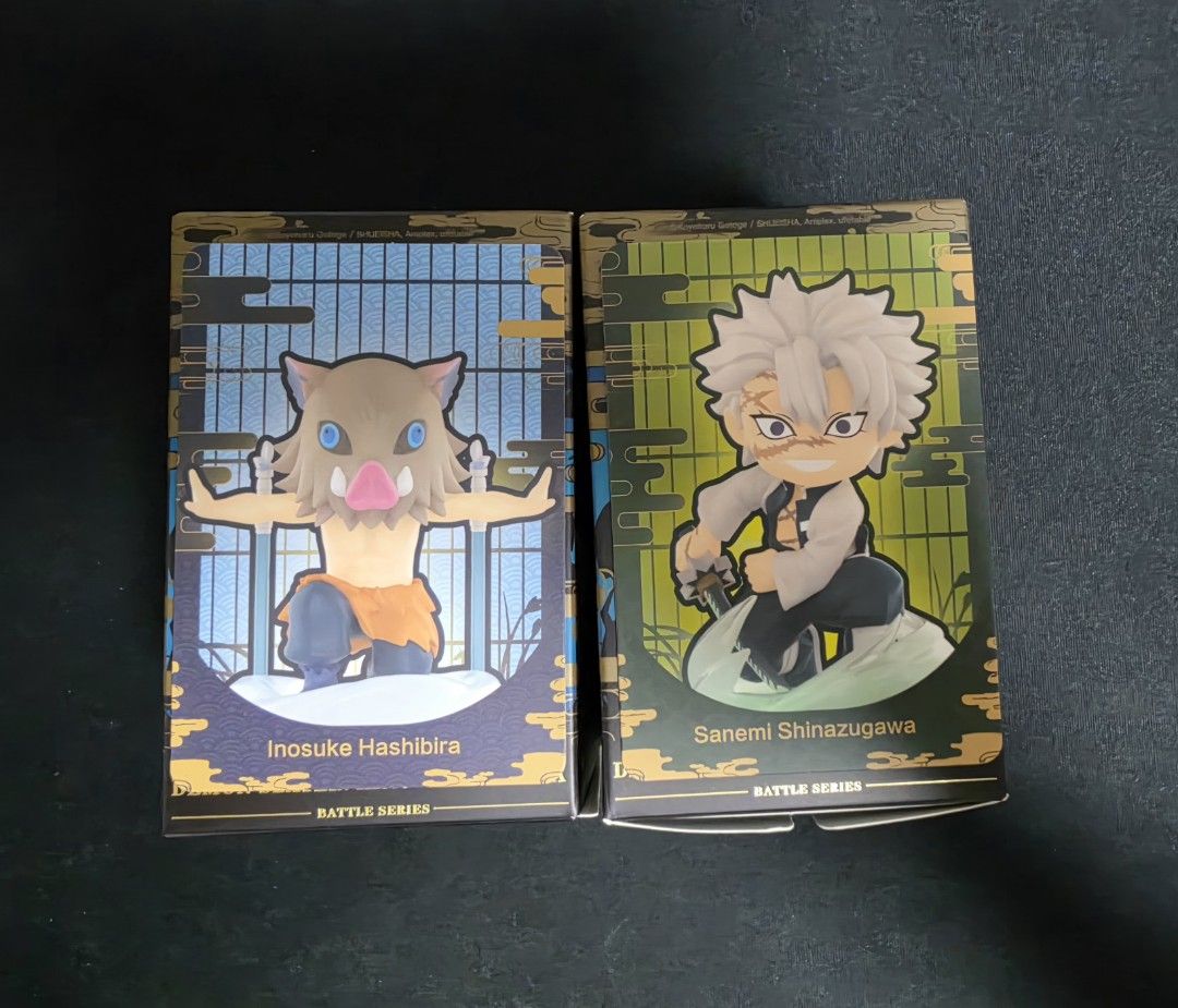 Popmart demon slayer (Category: Designer & Blind Box Toys) located in Manila. Submitted by suje. (Listing ID 1467125224, Image 1). Description: for sale 600 each sealed qc thank you.