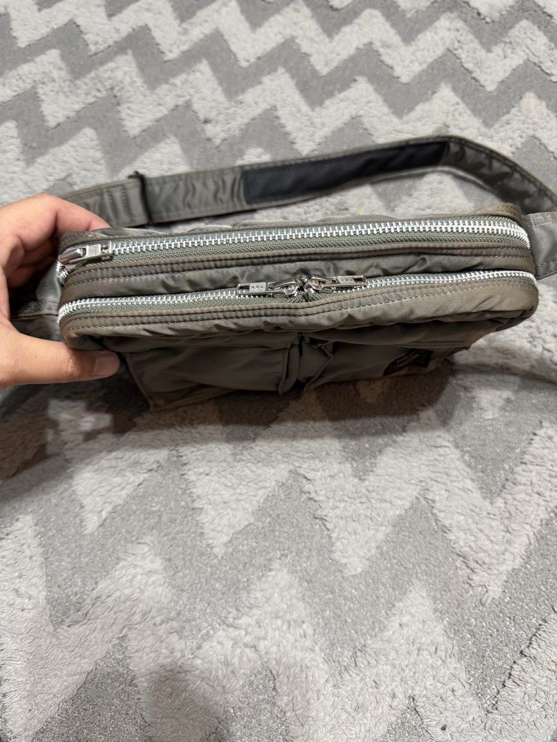 Porter - Gray Tanker Shoulder bag (Category: Sling Bags) located in Cavite. Submitted by commoncourtesy (Listing ID 1467134972, Image 3). Description: Minor discoloration Authentic .