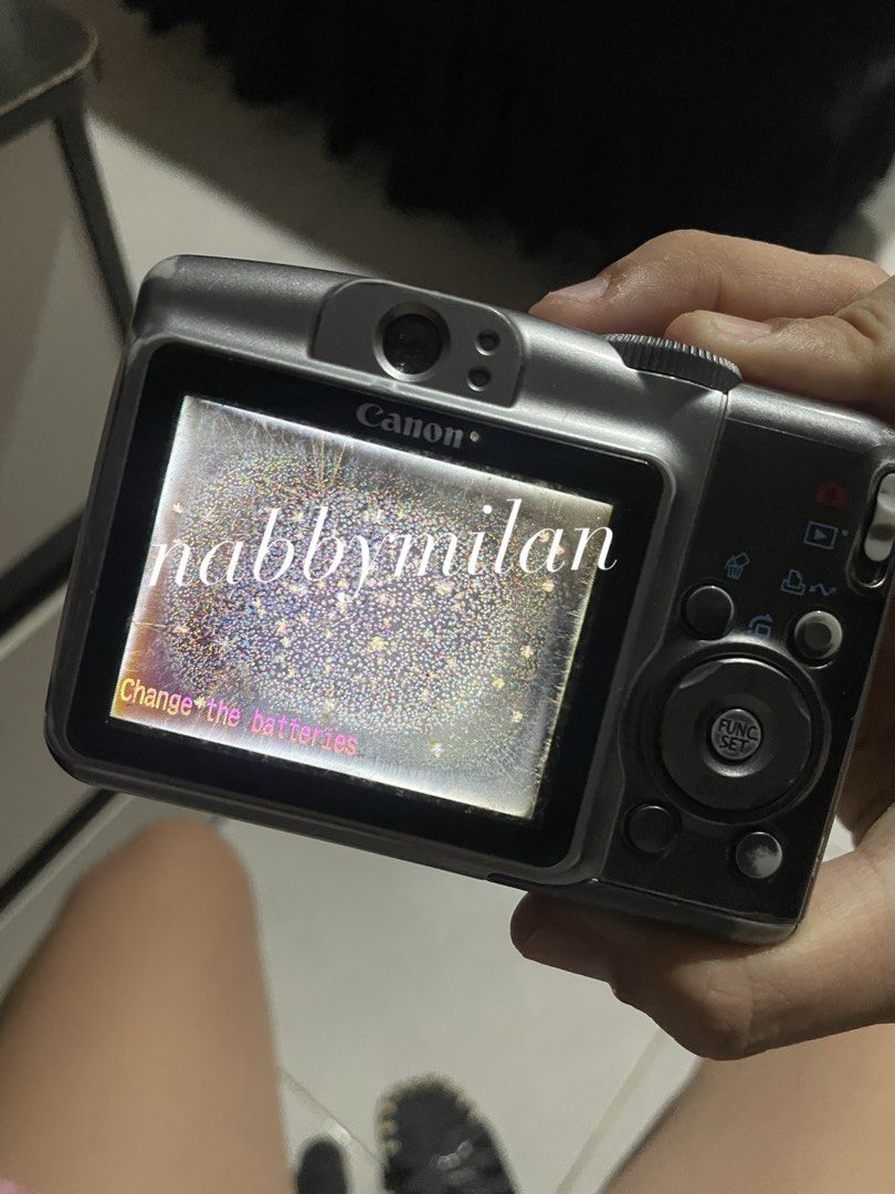 ps a720is | digicam (Category: Cameras) located in Davao. Submitted by ilovemilan (Listing ID 1467162280, Image 3). Description: selling powershot a720is working with memory no battery ( double a ) flash working swipe for sample pic issues: screen burn lens fungus ( see photos ) lens dust if zoom need tape battery door rfs: meron na new cam dm if interested .