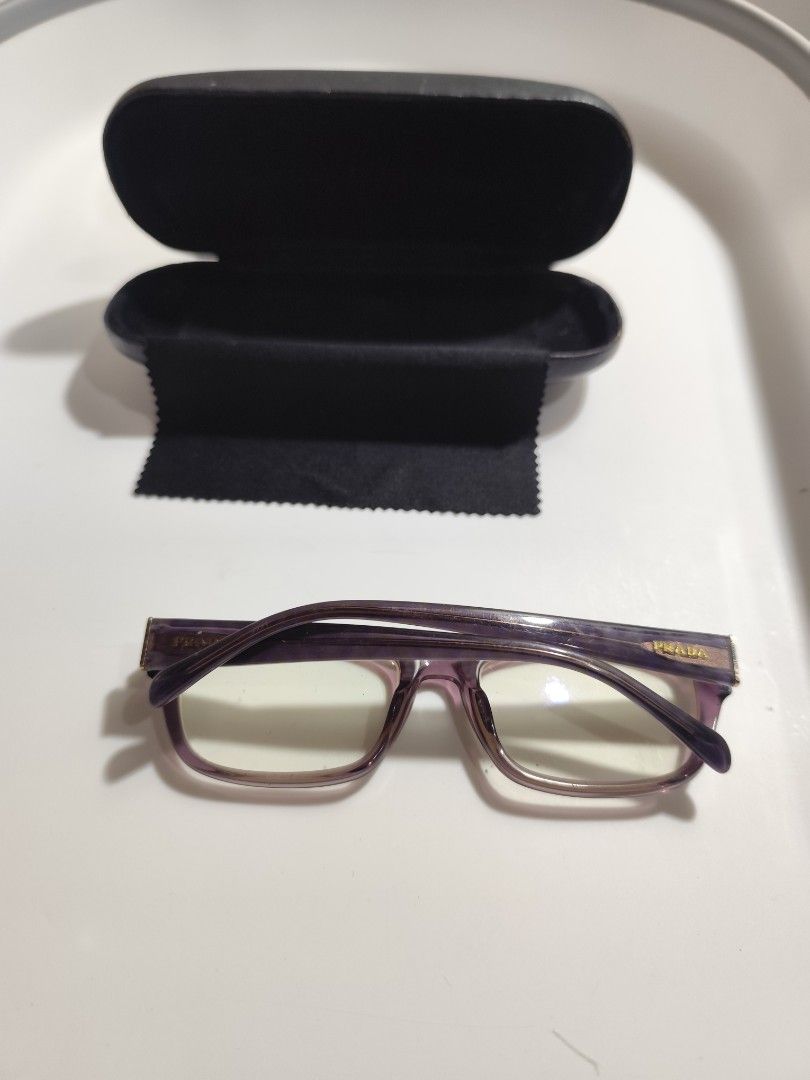 Prada Frame (Category: Sunglasses & Eyewear) located in Cebu City. Submitted by icoolectnsellect (Listing ID 1467147102, Image 2). Description: Issue: Minor Scratch, RX lens. Bought at Garage Sale. Authenticity not Guaranteed, di ko alam if legit or Fake. Buy @ your own Risk. All EyeGlasses or Sun Glasses ay may Grado or Prescription Glasses. Please be careful para di masira mata nyo, you can change the lens and frame na lng kunin. Not sure if Re