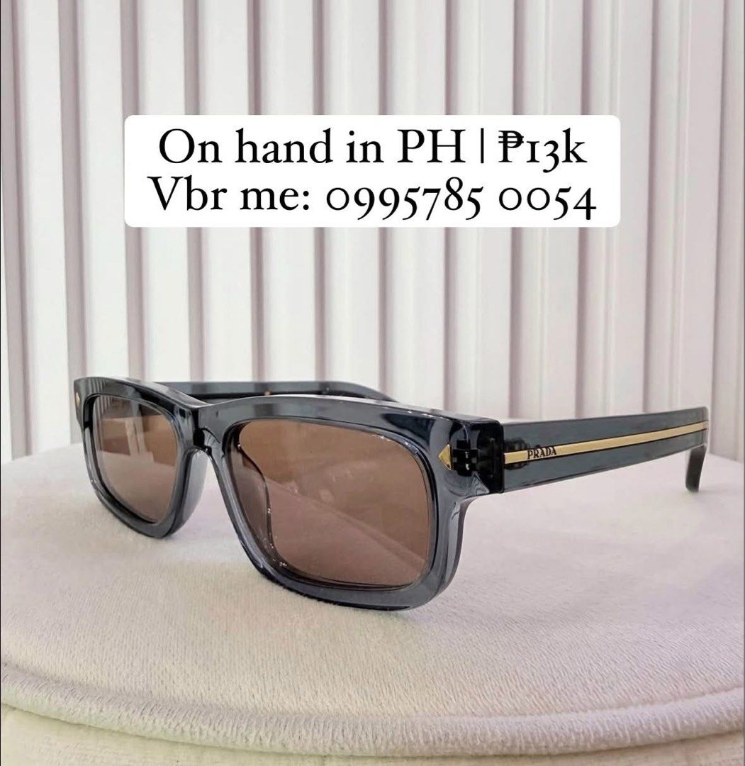 Prada Sunglasses (Category: Sunglasses & Eyewear) located in Manila. Submitted by deiclacio_ (Listing ID 1466981610, Image 2). Description: On hand in PH Vbr me: 0995785 0054.