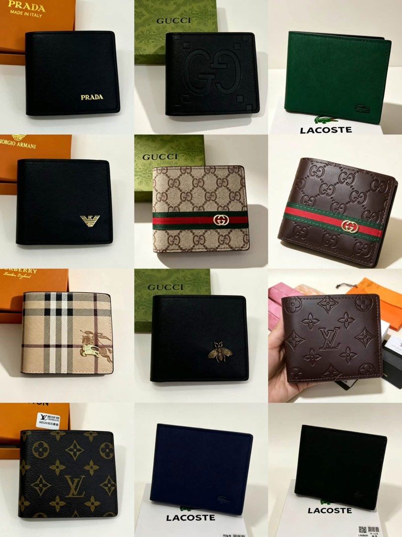 Prada Wallet with Box (Category: Luxury Bags & Wallets) located in Manila. Submitted by mimi4373 (Listing ID 1467091402, Image 2). Description: High Quality 100/100 Perfect for gift giving Available in Gucci, Prada, Lacoste. - Actual photos - With Box -Receipt ₱399 Retail ₱349 Min 6pcs Reseller.
