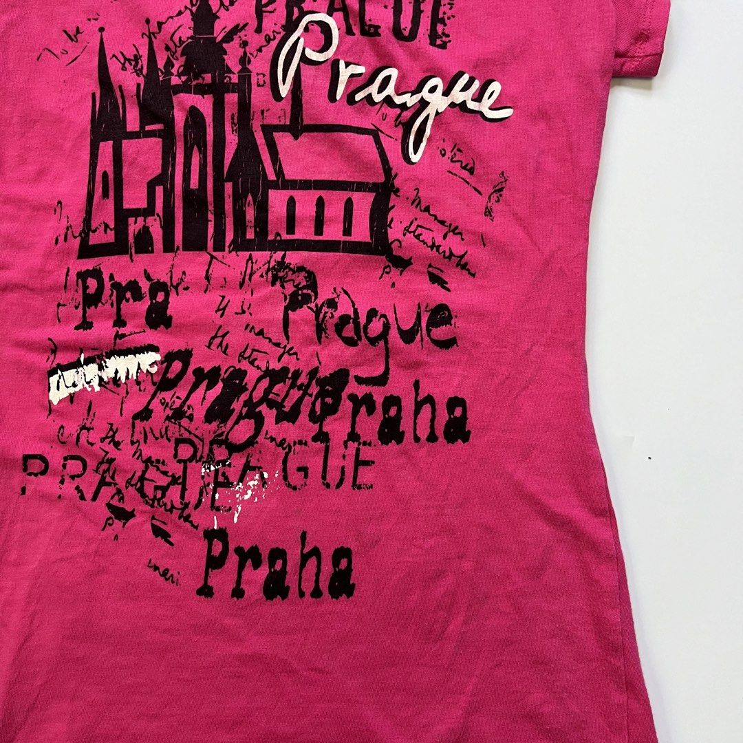Prague y2k pink full length top (Category: Shirts) located in Guagua. Submitted by aikaaag (Listing ID 1467121837, Image 3). Description: dm for more deets!🫶.