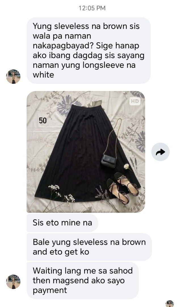 Preloved clothes (Category: Dresses) located in Manila. Submitted by shansharm02 (Listing ID 1467052625, Image 2). Description: ✨🌸𝐃𝐄𝐂𝐋𝐔𝐓𝐓𝐄𝐑𝐈𝐍𝐆 - 🌸✨ ~𝐏𝐑𝐄𝐋𝐎𝐕𝐄𝐃 𝐂𝐋𝐎𝐓𝐇𝐄𝐒 𝐅𝐎𝐑 𝐒𝐀𝐋𝐄 hello, girlies! I'm selling some of my pre-loved clothes. REASONS FOR SELLING: • Natambak lang • Once or twice used • Never been used/ brand new MANAGE YOUR EXPECTATIONS AS YOU’RE DEALING WITH PRELOVED CLOTHES 🤍 📌 NOTE: • All items are s