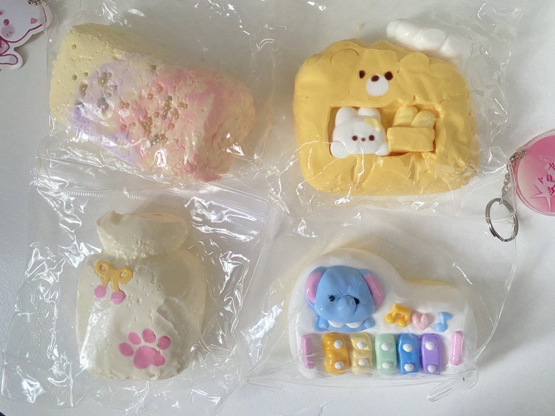 preloved taba squishies slow rising (Category: Plushies & Soft Toys) located in Zamboanga. Submitted by meow.squish (Listing ID 1467037997, Image 1). Description: Please read before purchasing ! - Reason for selling: Declutter - All items are preloved and well taken care of - What you see is what you get - Shipping: J&T Express - Mode of Payment: GCash - Location: Mindanao .