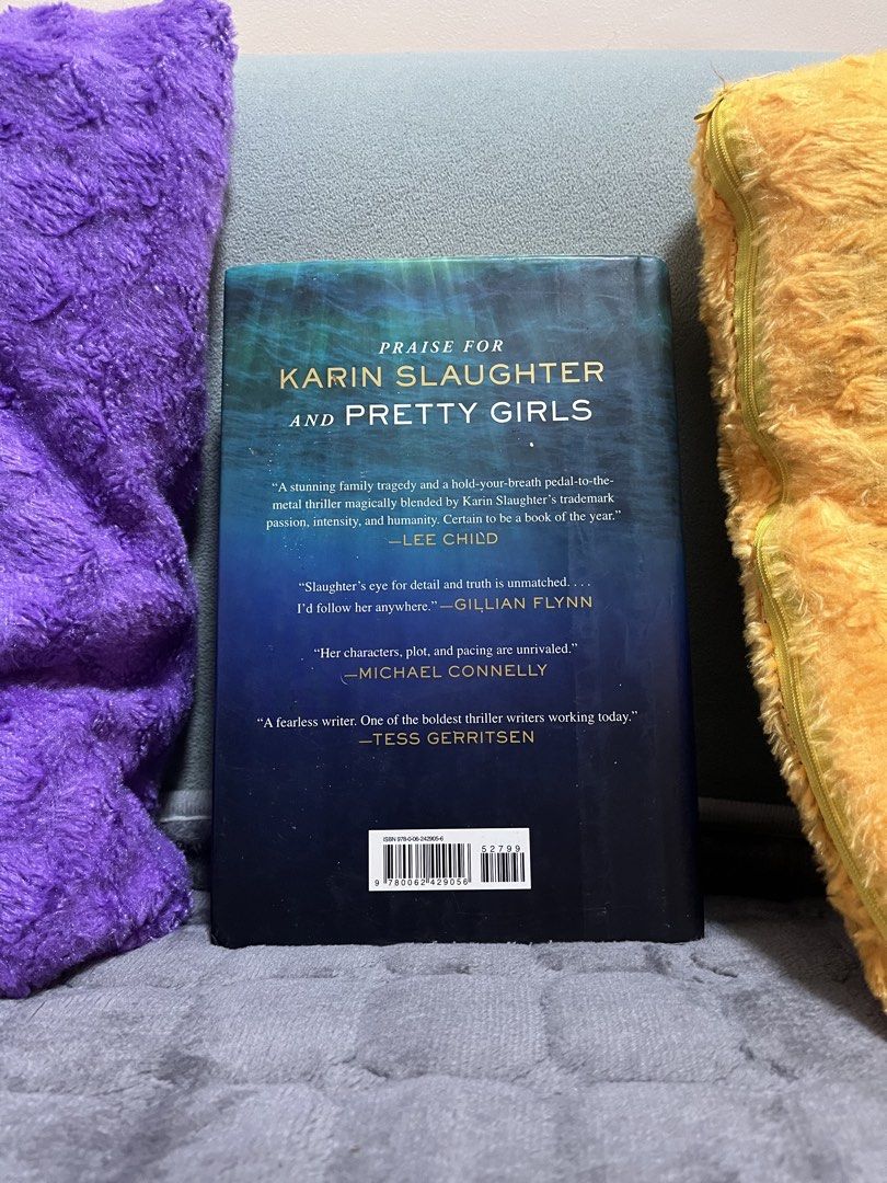 Pretty Girls by Karin Slaughter (Harbound) (Category: Storybooks) located in Baguio. Submitted by lemlemcordovs (Listing ID 1467138841, Image 2). Description: Title: Pretty Girls by Karin Slaughter (Harbound) Condition: Well Used (Tanning and Deckled Edges) LOC: Baguio MOD: J&T RFS: Decluttering and Need Funds for Law School Buyer will cover the shipping fee. Feel free to DM me for inquiries 🫶.