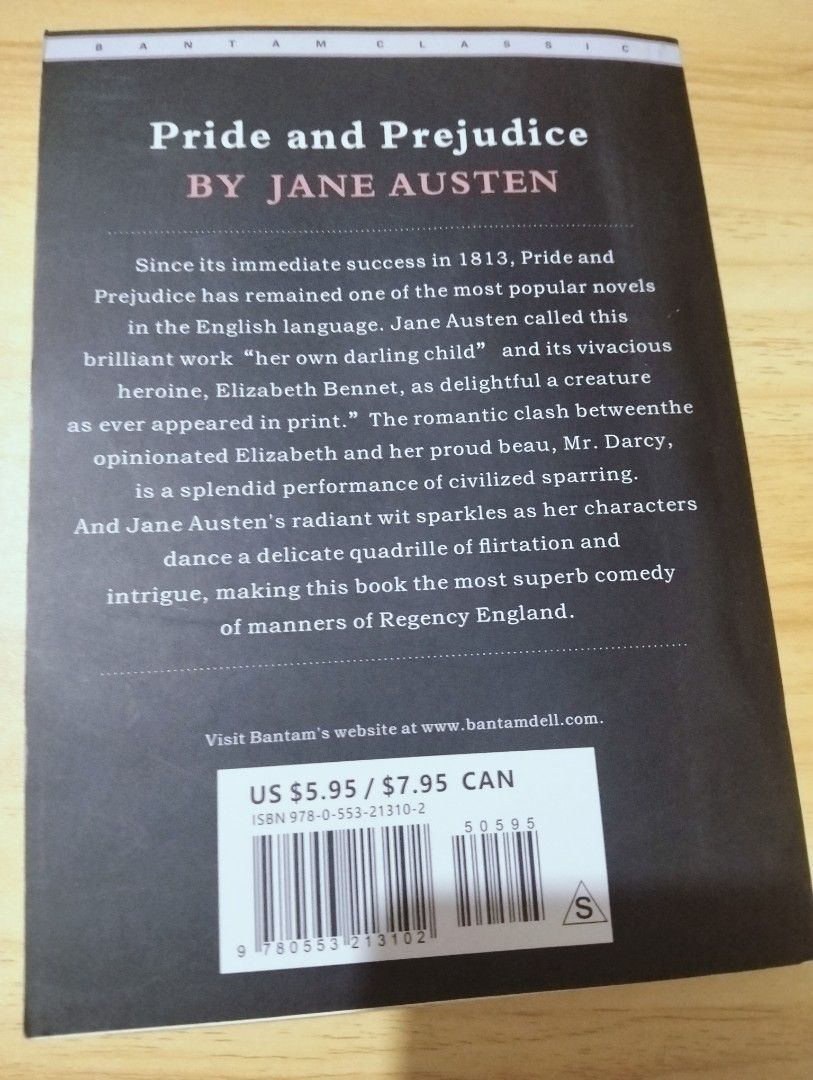 Pride and Prejudice (Category: Storybooks) located in Manila. Submitted by rinne05 (Listing ID 1467091774, Image 2). Description: Bought from L*zada.