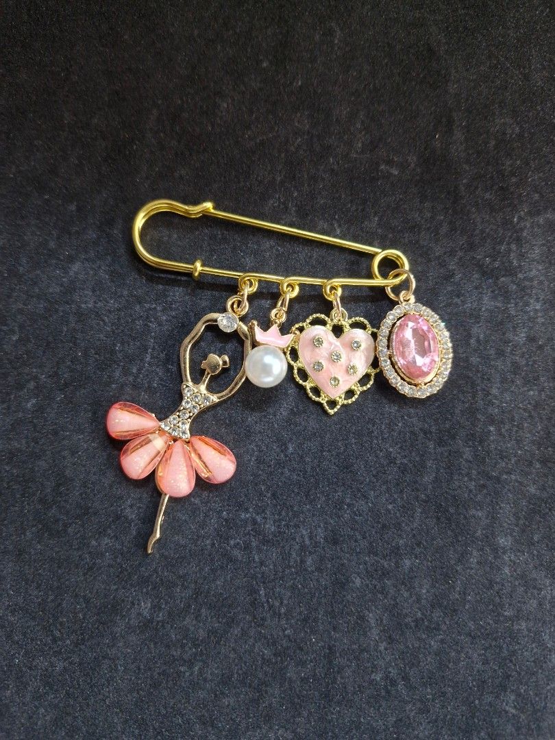 Princess Pin Brooch (Category: Brooches) located in Taguig. Submitted by mommaschoice (Listing ID 1466984736, Image 1). Description: Brand New Secure Pin Design Adorned w/faux pearl and rhinestones Lightweight won't damage the fabric Ships nationwide.