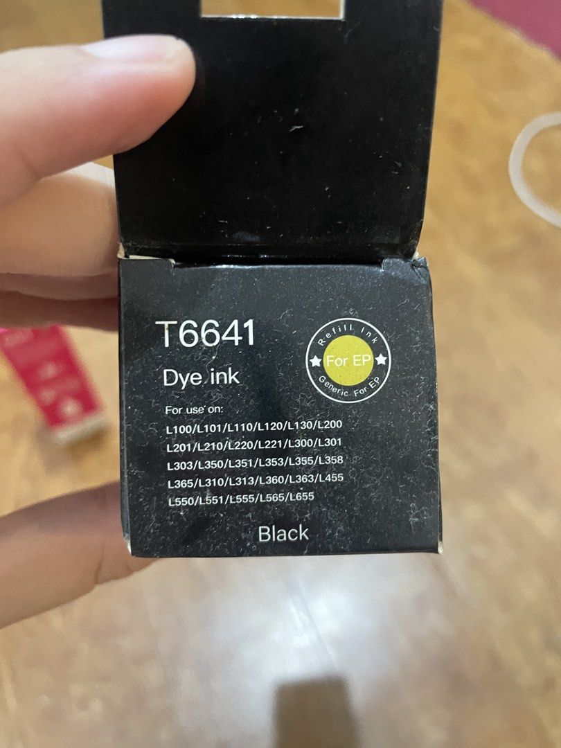 Printer Inks - EPSON L Series (Category: Printers, Scanners & Copiers) located in Rizal. Submitted by casheworks (Listing ID 1467126168, Image 3). Description: Printer Inks - EPSON L Series - never used - bought from orange app .