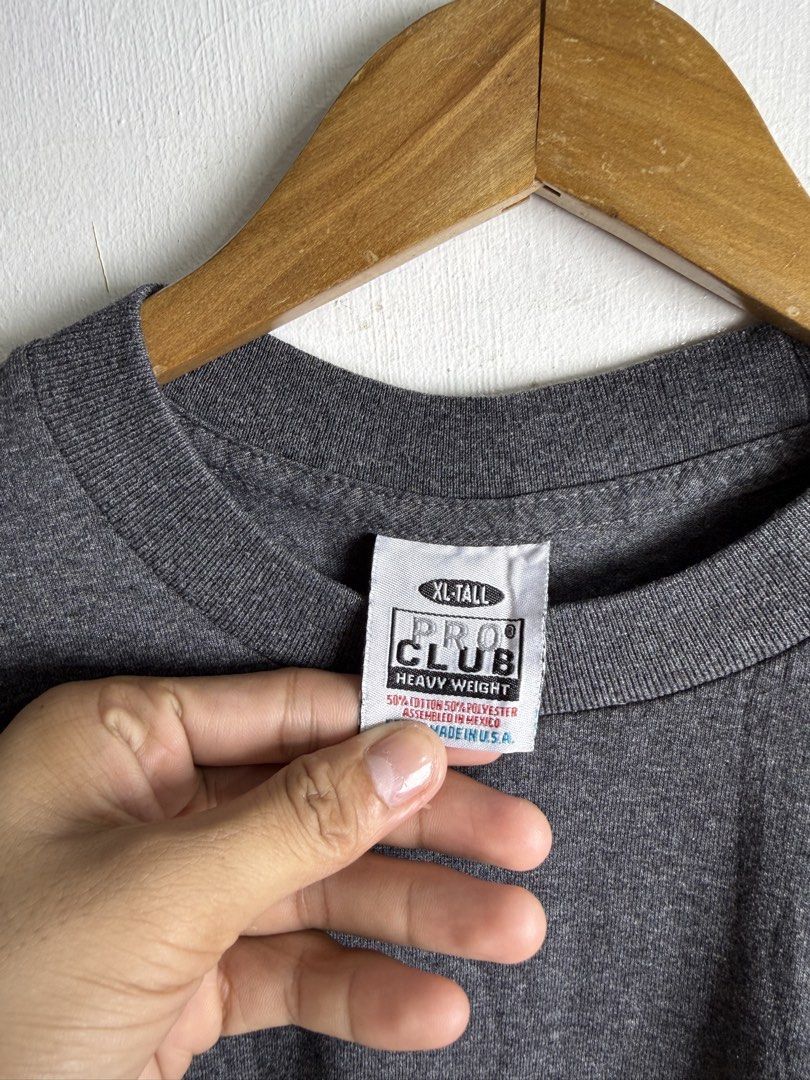 Pro club grey tee (Category: Tshirts & Polo Shirts ) located in Daraga. Submitted by mirandillaadrian (Listing ID 1467124495, Image 3). Description: Authentic 23.5x32.5.