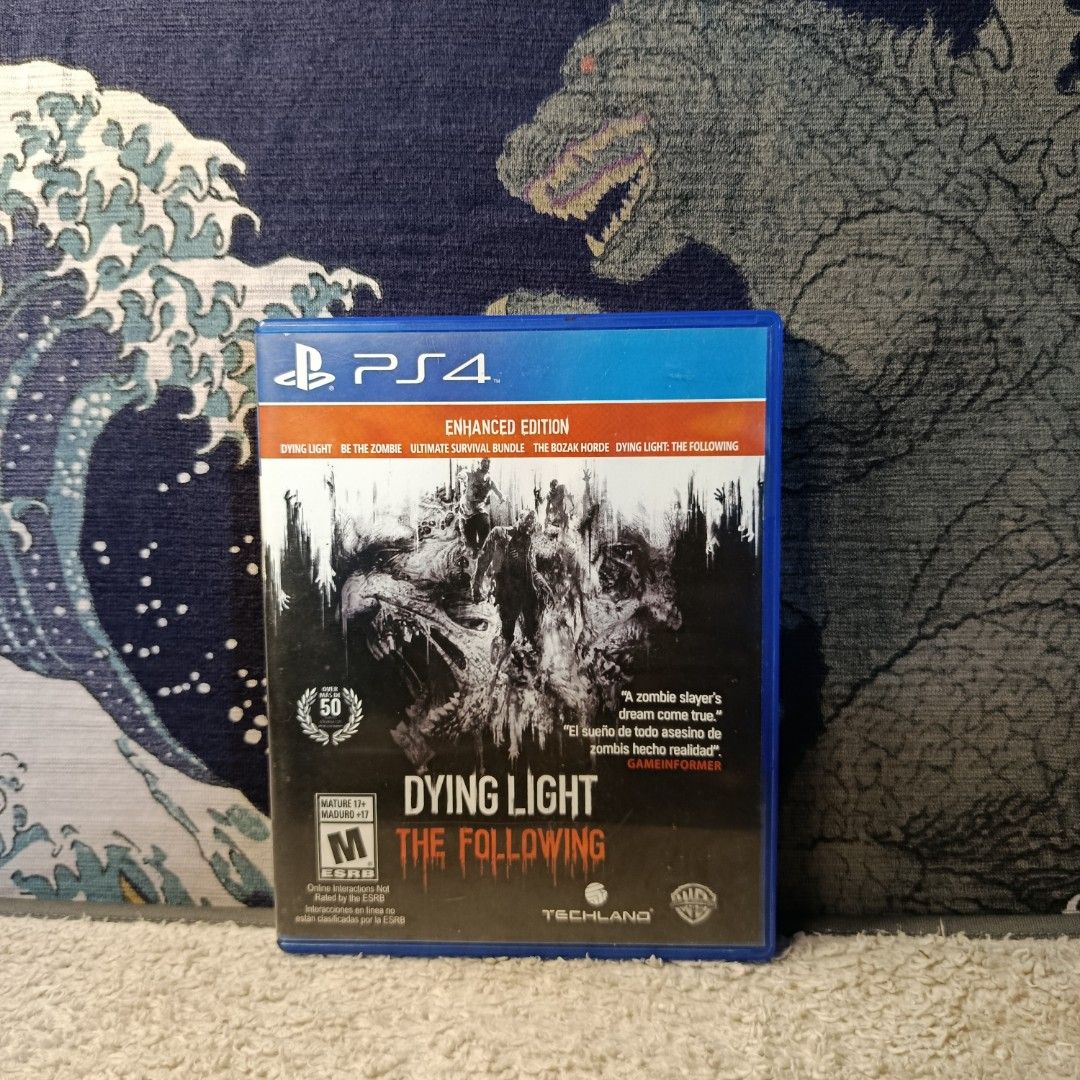 Ps4 Dying Light the Following (Category: PlayStation) located in Caloocan City. Submitted by starkstark (Listing ID 1467086788, Image 1). Description: (READ DESCRIPTION) SALE OR TRADE SALE or TRADE Make an offer po rfs: want new games Price Posted po Montalban location pwede shipping sagot ni buyer shipping fee buyer will handle the shipping kung gusto nyo cash on delivery sa lalamove kau magbook can provide pictures and videos upon request if su