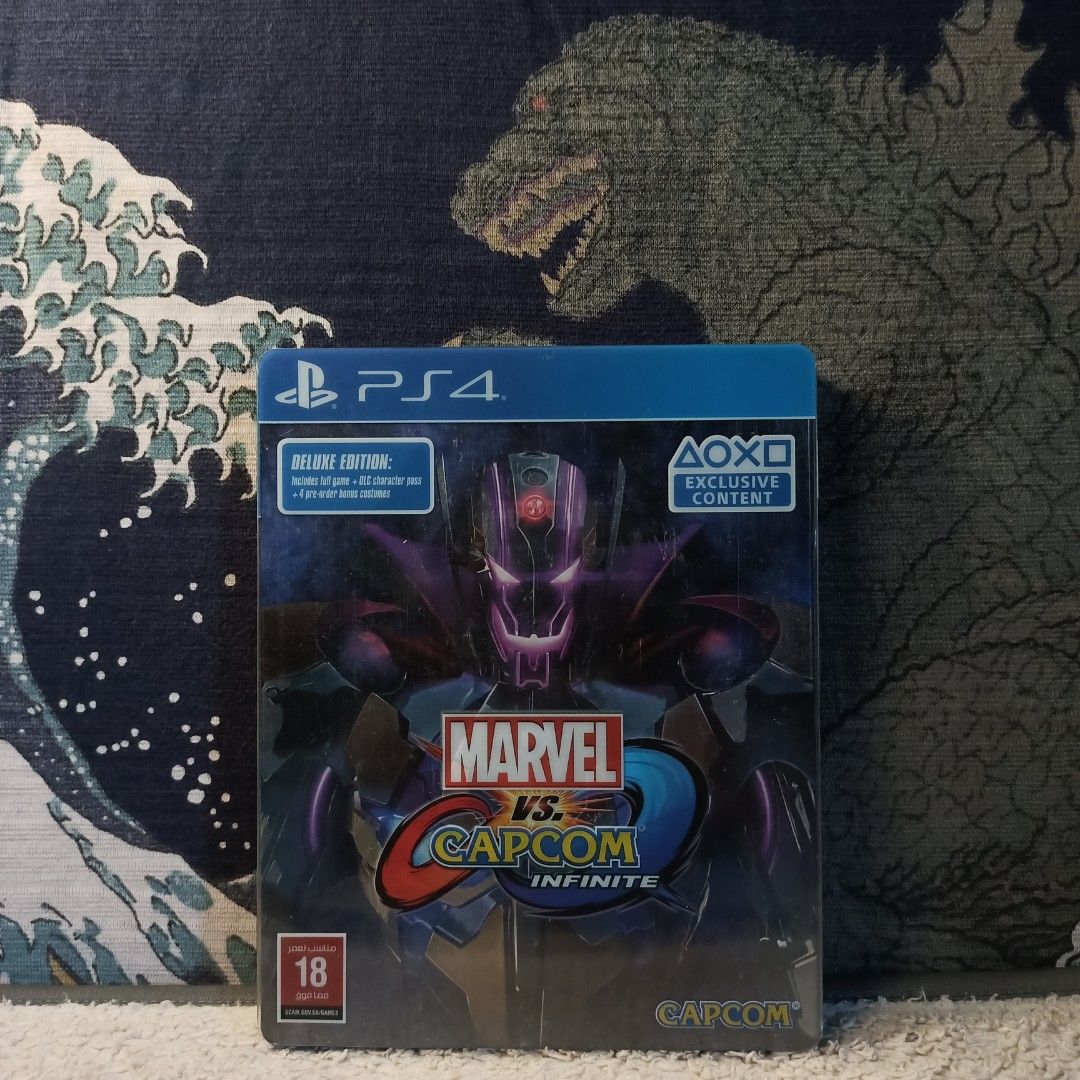 Ps4 marvel vs Capcom steelcase (Category: PlayStation) located in Caloocan City. Submitted by starkstark (Listing ID 1466987164, Image 1). Description: (READ DESCRIPTION) SALE OR TRADE SALE or TRADE Make an offer po rfs: want new games Price Posted po steelcase rate: 9.8/10 Montalban location pwede shipping sagot ni buyer shipping fee buyer will handle the shipping kung gusto nyo cash on delivery sa lalamove kau magbook can provide pictures and v