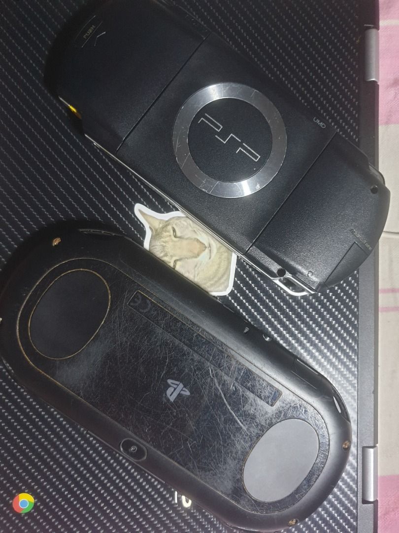 Psvita & PSP RUSH (Category: PlayStation) located in Caloocan City. Submitted by dyerusa420 (Listing ID 1466980771, Image 1). Description: What you see us what you get. PSVITA working,no charger,w/memory,dents & scratches PSP blouted battery, no charger, w/memory card, and pouch 2,099 for TWO (2) units..