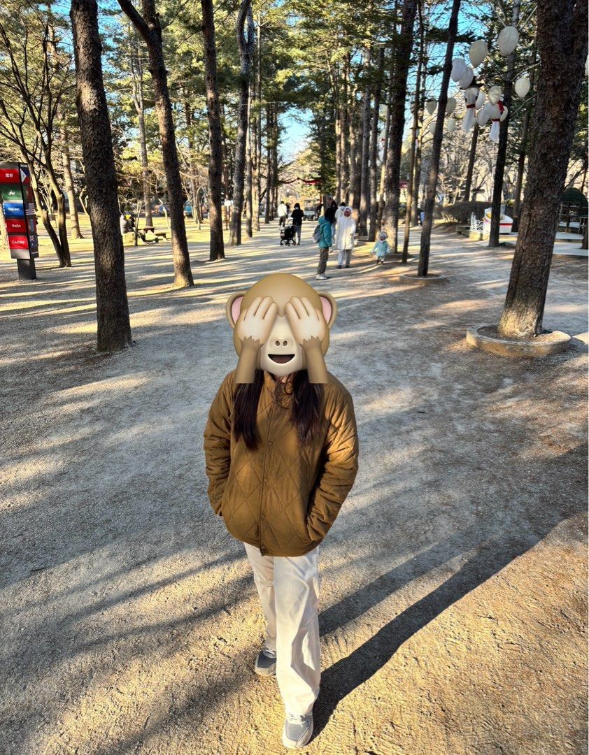 Puffer Jacket - Women’s XXL (Category: Coats, Jackets and Outerwear) located in Caloocan City. Submitted by ehannash (Listing ID 1466989241, Image 3). Description: - Color: Brown - Material: Quilted nylon (lightweight layer) - Size: XXL - Features: Stand-up collar, front snap button closure, two side pockets - Condition: Normal wear, great for cool weather, used onced winter in Korea .