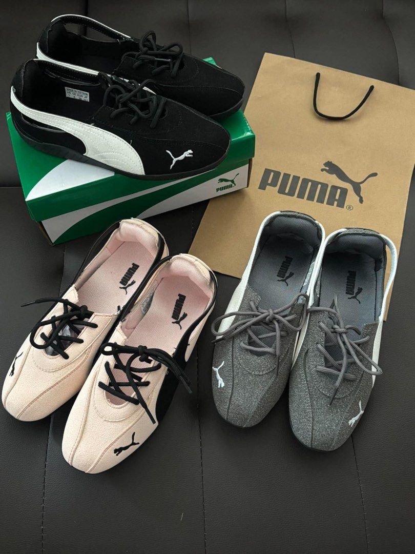 Puma Bow Shoes (Category: Sneakers) located in Manila. Submitted by aiman_sole5 (Listing ID 1467046985, Image 1). Description: SNEAKER GAME ON POINT! 🏁🖤 the perfect pair to complete your everyday fits! sporty, stylish, and easy to pair with your fave outfits. 🤍 7️⃣9️⃣0️⃣ - with box included - add ₱60 if with paperbag Available size: 36. 37. 38. 39. 40 📍 Tanay, Rizal - Lalamove available (same day delivery) - JNT shipping available (₱85 sf aro