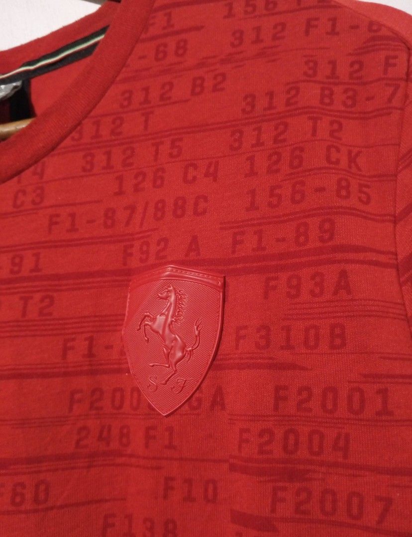 Puma Ferrari Aop Tee (Category: Formal Shirts) located in Cotabato. Submitted by naim_23 (Listing ID 1466988939, Image 2). Description: Puma Ferrari Aop Tee Size Medium Dimes 20.5x27.5 Excellent Condition No Issue Pm 📩📩 Loc. Cotabato City.