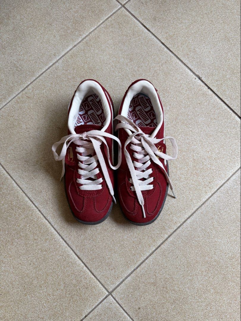 PUMA Palermo OG (Category: Sneakers & Footwear) located in Legazpi City. Submitted by aleiahxophia (Listing ID 1467025267, Image 1). Description: worn only twice issue for selling: small size with shoebox mop: gcash, maya, bank transfer, cash.