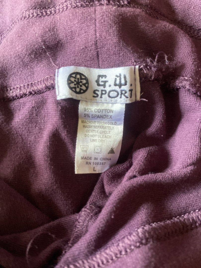 Purple Loungewear Drawstring Pants (Category: Joggers) located in Baguio. Submitted by royalriver17 (Listing ID 1467019547, Image 3). Description: - Color: Deep plum purple - Fit: Relaxed through the legs with an adjustable drawstring waist - Style: Casual lounge pants, perfect for home or quick errands - Pairing: Easily matches with basic tees and hoodies - Condition: Brand new and super comfortable.