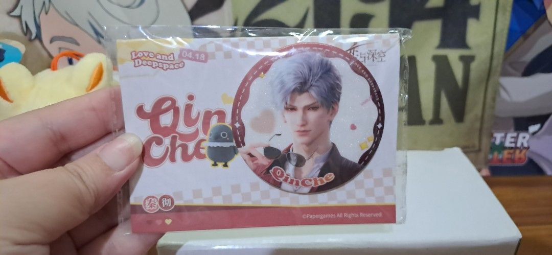 Qin Che (Category: Raw Singles) located in Baguio. Submitted by mooncollectibles_000a43 (Listing ID 1467095859, Image 1). Description: Sylus official Canbadge, Sealed and never opened.