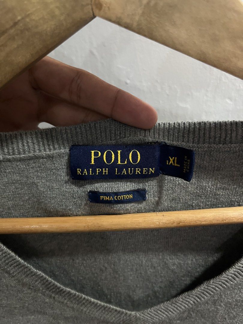 Ralph Lauren Knitted Vest (Category: Luxury Apparel) located in Virac. Submitted by _thecave (Listing ID 1467103349, Image 2). Description: Ralph Lauren Knitted Vest Excellent 9.3/10 Color Rate No Issue Tagged Size: XL Width: 23 Length: 28 .