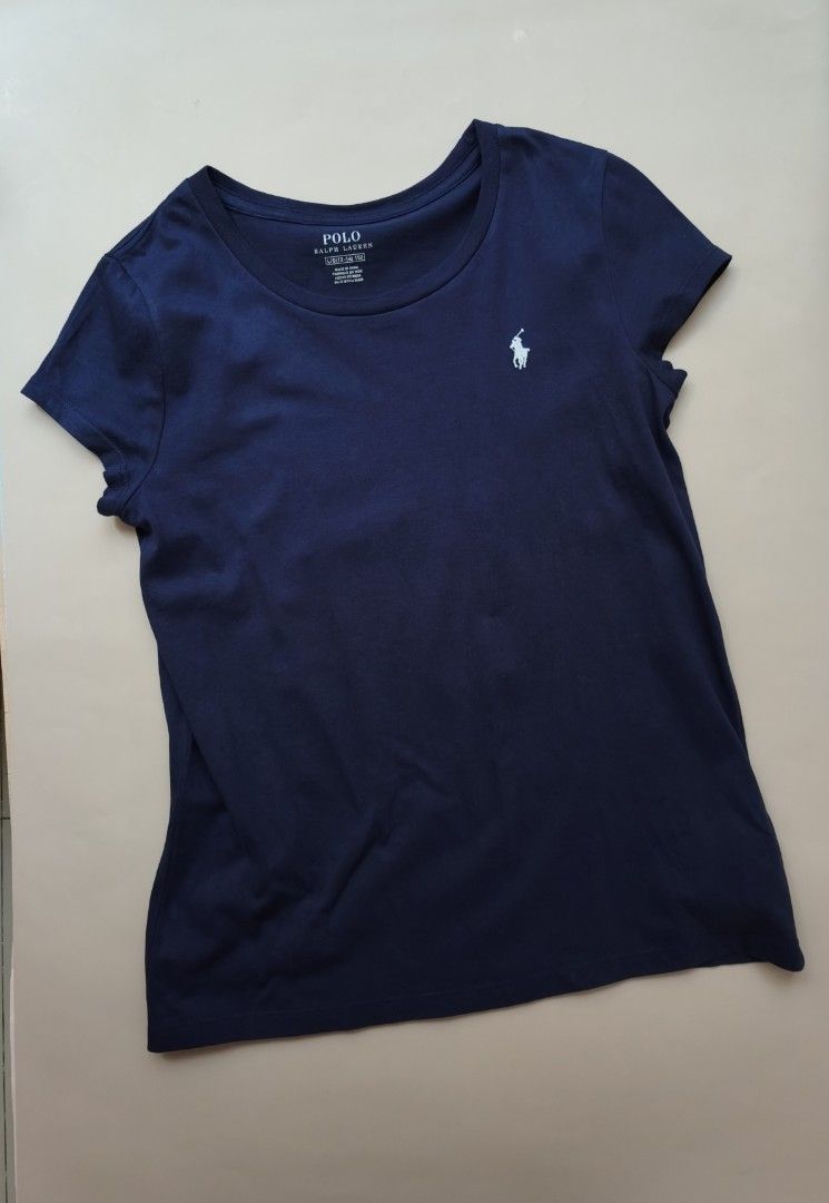 Ralph Lauren Navy Blue Tee XS-S (Category: Shirts) located in Cebu City. Submitted by little_mush.room (Listing ID 1467065096, Image 1). Description: preloved RL tee navy blue size : 12-14 on tag / XS-S adult 📍measurement posted for reference.