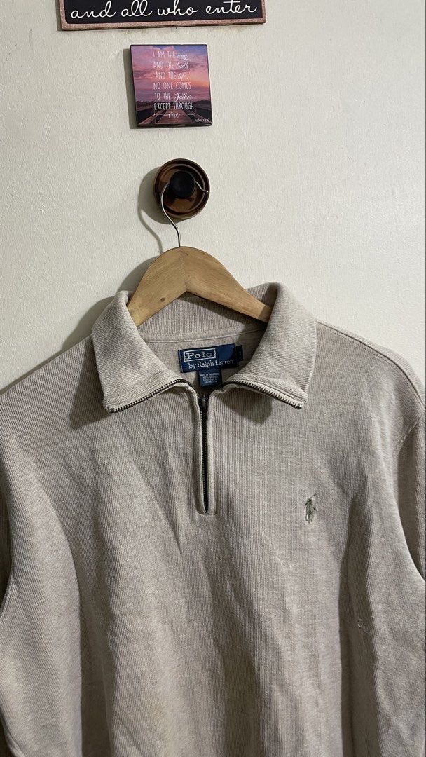 Ralph Lauren Qzip (Category: Coats, Jackets and Outerwear) located in Las Pinas. Submitted by mnl.streetwear.ph (Listing ID 1467093154, Image 2). Description: • Ralph Lauren Quarter Zip Medium Size Flaws posted.