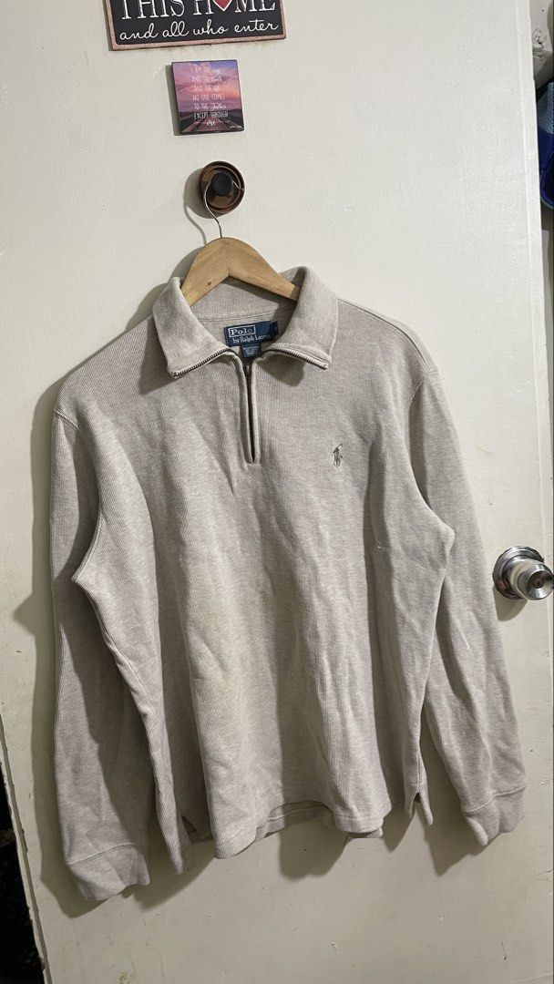Ralph Lauren Qzip (Category: Coats, Jackets and Outerwear) located in Las Pinas. Submitted by mnl.streetwear.ph (Listing ID 1467093154, Image 1). Description: • Ralph Lauren Quarter Zip Medium Size Flaws posted.