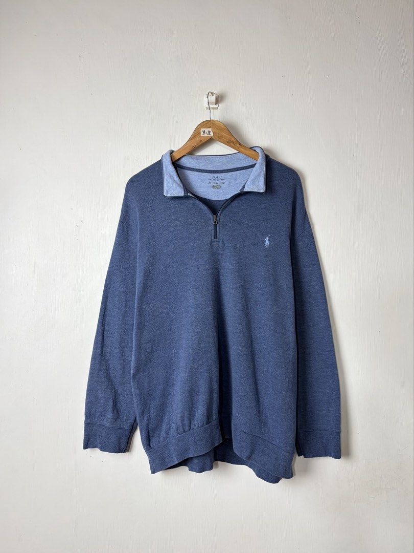 Ralph Lauren Qzip (Category: Coats, Jackets and Outerwear) located in Manila. Submitted by vinthreads (Listing ID 1467162231, Image 1). Description: OG’ Rąlph Lren soft cotton bear Qzip. Size: XXL on tag can fit to XL Width: 24/ Length: 28 As new condition Color rate: 9.8/10 No issue ______________________________________ 📍Note: Color may vary due to lighting..