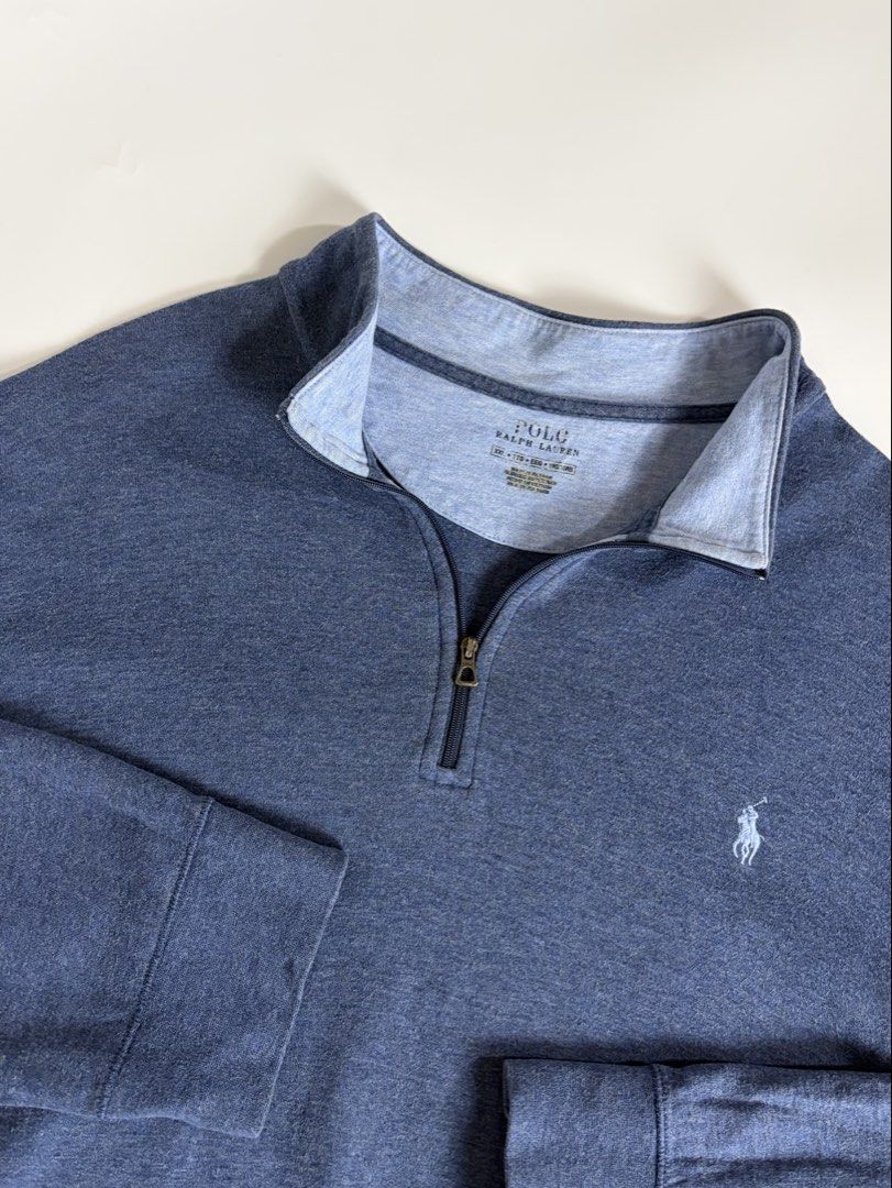 Ralph Lauren Qzip (Category: Coats, Jackets and Outerwear) located in Manila. Submitted by vinthreads (Listing ID 1467162231, Image 3). Description: OG’ Rąlph Lren soft cotton bear Qzip. Size: XXL on tag can fit to XL Width: 24/ Length: 28 As new condition Color rate: 9.8/10 No issue ______________________________________ 📍Note: Color may vary due to lighting..