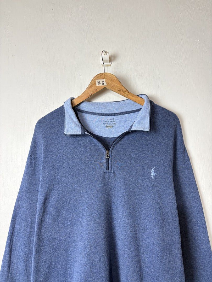 Ralph Lauren Qzip (Category: Coats, Jackets and Outerwear) located in Manila. Submitted by vinthreads (Listing ID 1467162231, Image 2). Description: OG’ Rąlph Lren soft cotton bear Qzip. Size: XXL on tag can fit to XL Width: 24/ Length: 28 As new condition Color rate: 9.8/10 No issue ______________________________________ 📍Note: Color may vary due to lighting..
