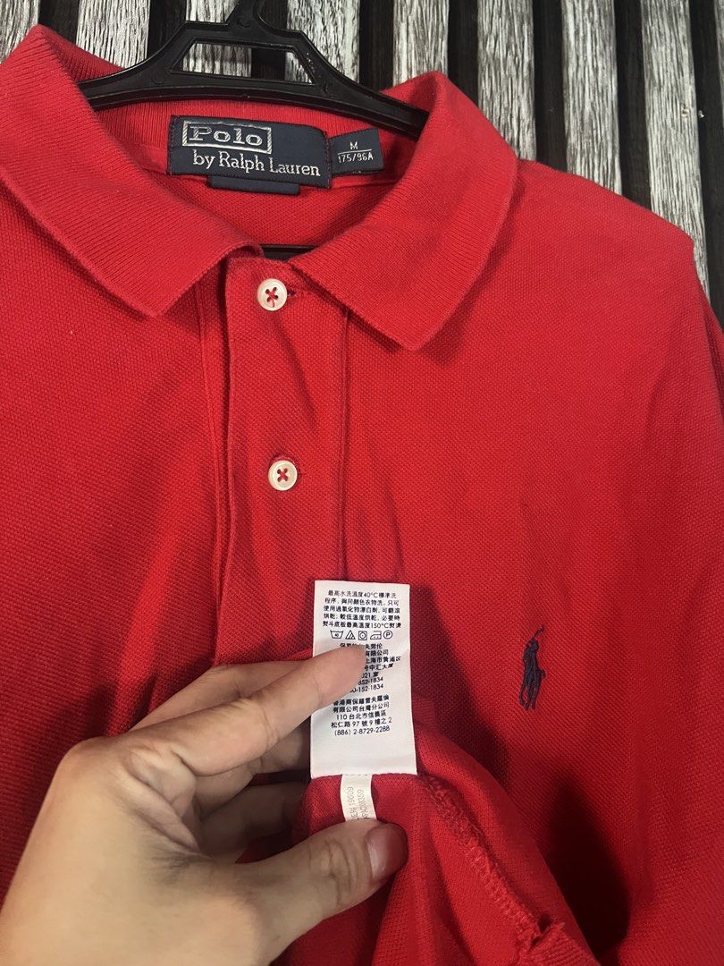 Ralph Lauren Red (Category: Tshirts & Polo Shirts ) located in Quezon City. Submitted by jeironfits (Listing ID 1467011302, Image 2). Description: Size am 1,100 negotiable +shipping fee Quezon city!.