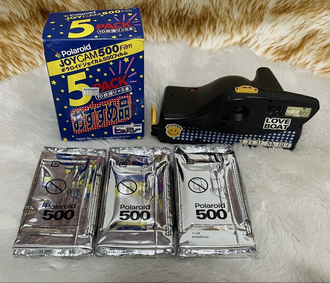 Rare Cecil Mcbee JoyCam Camera with cartridges AS IS (Category: Vintage Collectibles) located in Quezon City. Submitted by sissymissy1527 (Listing ID 1467113569, Image 1). Description: ➡️4packs of cartridge, naiopen yong isa to test at nasa loob ng camera. Expired na rin po yong cartridges but meron pa battery ang cartridge (exp. nov.2004) ➡️Joycam : flash in good working condition but yong yellow puller hindi nya na nya nahahatak ang paper film.