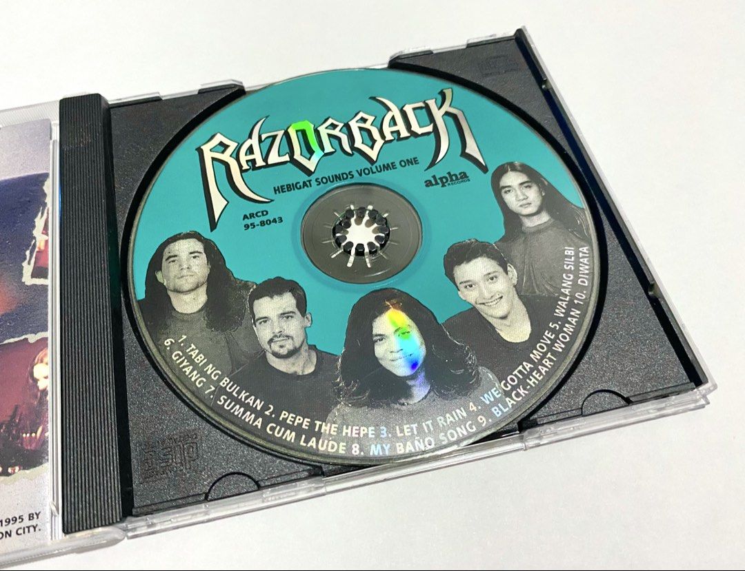 Razorback CDs ( OPM ) (Category: CDs & DVDs) located in Paranaque City. Submitted by zinozagala (Listing ID 1467164590, Image 2). Description: 2nd pressing - ₱ 4,000 5th pressing - ₱ 1,500.