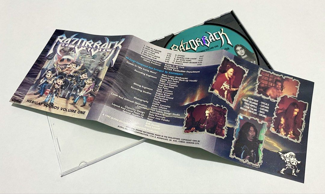 Razorback CDs ( OPM ) (Category: CDs & DVDs) located in Paranaque City. Submitted by zinozagala (Listing ID 1467164590, Image 3). Description: 2nd pressing - ₱ 4,000 5th pressing - ₱ 1,500.