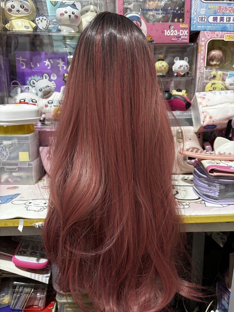 Red wig (Category: Hair Accessories) located in Manila. Submitted by nagusamero (Listing ID 1467115995, Image 2). Description: -No LP - good as new - once used - have fake scalp.