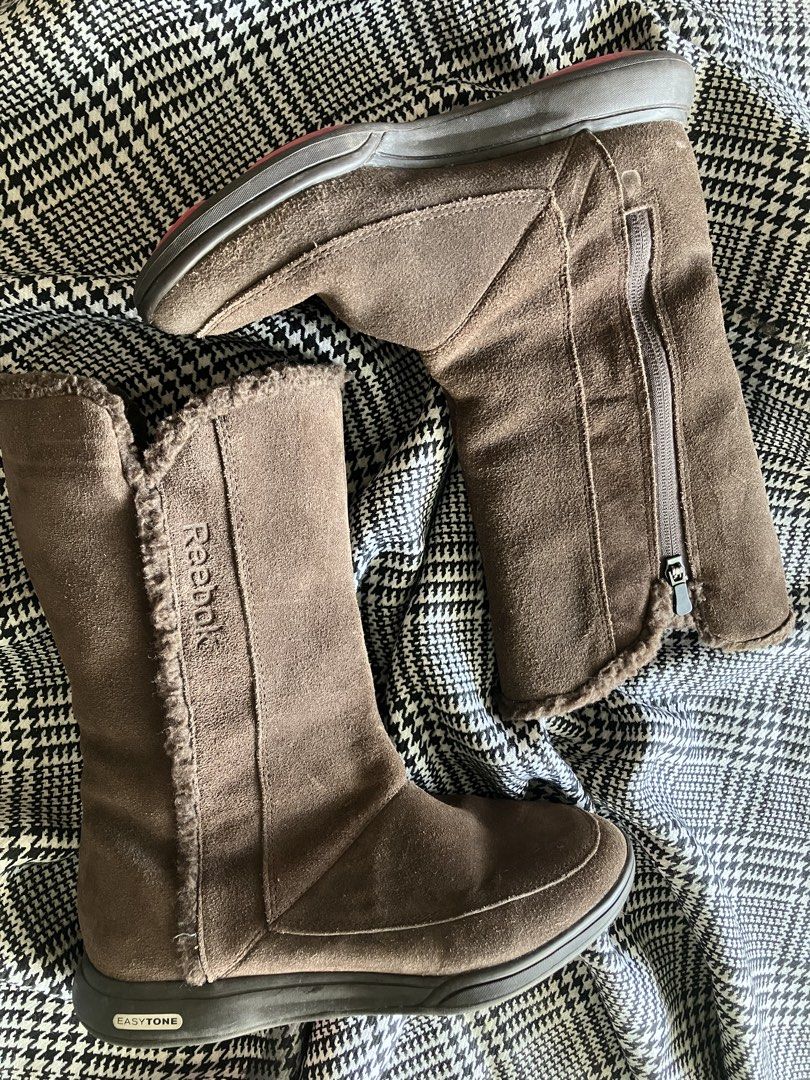 Reebok brown suede mid length boots (Category: Boots) located in Angeles City. Submitted by jnwsurplus (Listing ID 1466986050, Image 2). Description: Plss see pic .