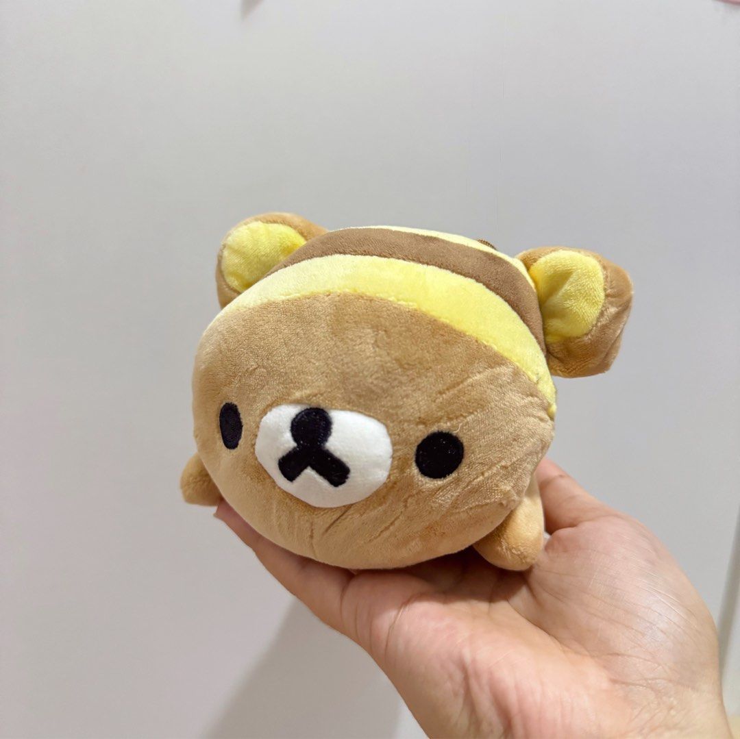 Rilakkuma San-x Pencil Case Plush (Category: Plushies & Soft Toys) located in Manila. Submitted by ashyyel_ (Listing ID 1467155541, Image 1). Description: no etiketa.