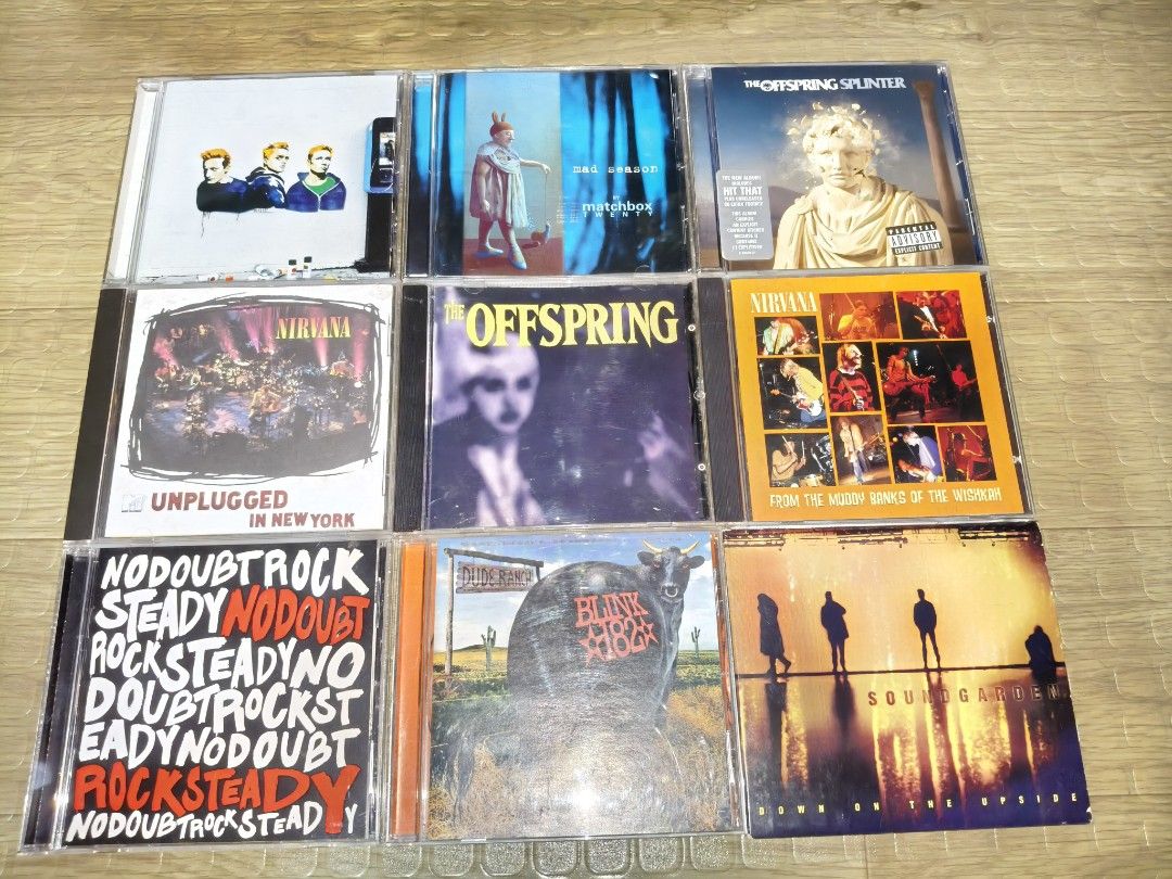 ROCK ALTERNATIVE CDS (Category: CDs & DVDs) located in Manila. Submitted by musiccdshopnew (Listing ID 1466981708, Image 3). Description: PRICE STARTS 399- 750 PESOS EACH.