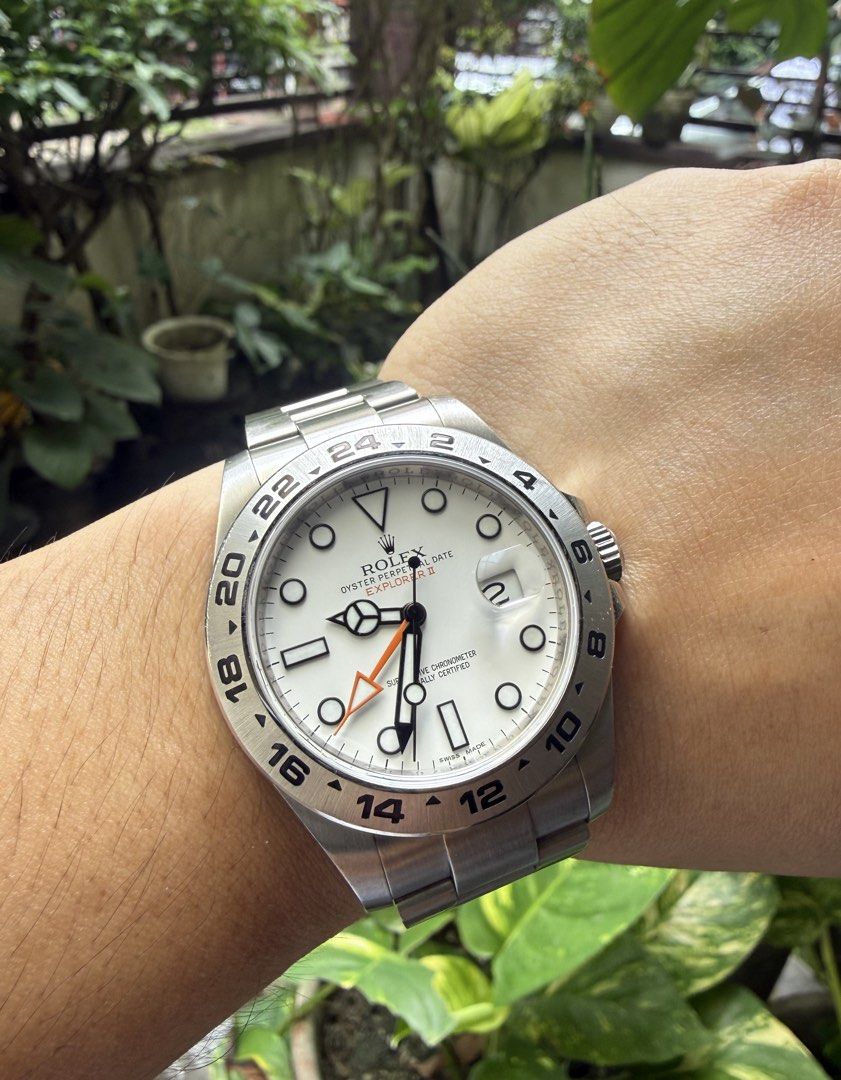 Rolex Explorer 2 Polar (Category: Luxury Watches) located in Quezon City. Submitted by pedro_demain (Listing ID 1467116368, Image 1). Description: Rolex Explorer 2 Ref 216570 42mm With box,manual & card With yourtime authentication receipt 2013 year model Qc & Bgc area 09955225741.