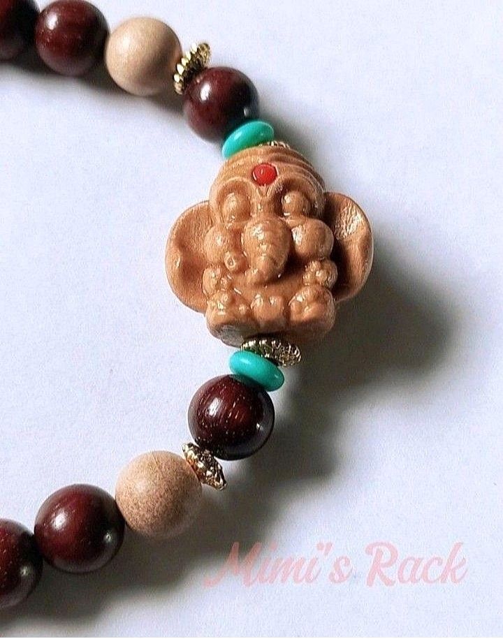 ROSEWOOD WITH ELEPHANT CHARM BRACELET (Category: Bracelets) located in Taguig. Submitted by mimisrack (Listing ID 1467120428, Image 3). Description: 🤎Earthy grounding bracelet paired with strength and good luck symbolism -Rosewood beads symbolize grounding, warmth, and natural balance -Elephant charm represents wisdom, strength, protection, and good fortune -Encourages patience, stability, and steady progress -Promotes calm energy and practical 