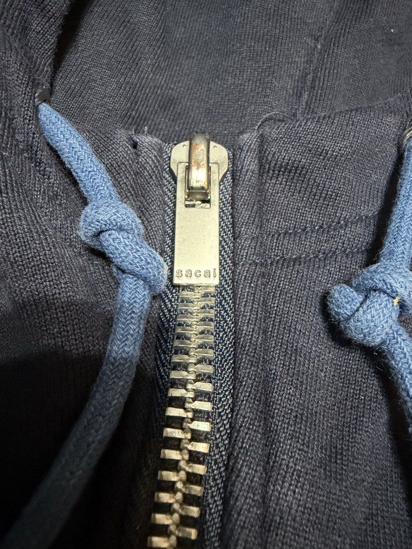 Sacai - Hybrid zip up jacket (Category: Coats, Jackets and Outerwear) located in Cavite. Submitted by commoncourtesy (Listing ID 1467101833, Image 2). Description: Size 1 but fits medium .