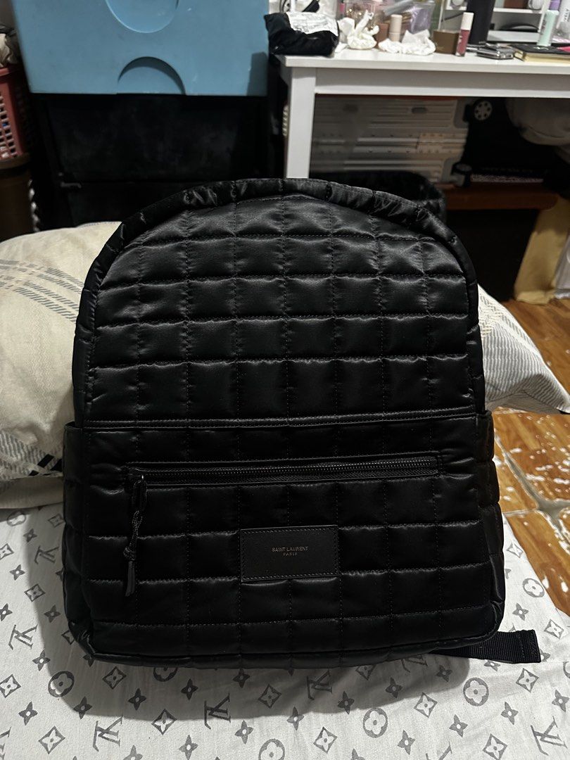 Saint Laurent Backpack YSL (Category: Luxury Bags & Wallets) located in Quezon City. Submitted by yoooitschris (Listing ID 1467070675, Image 1). Description: YSL Saint Laurent Nuxx Backpack Nylon material. No issue. In excellent condition What you see is what you get. With YSL dustbag and card.