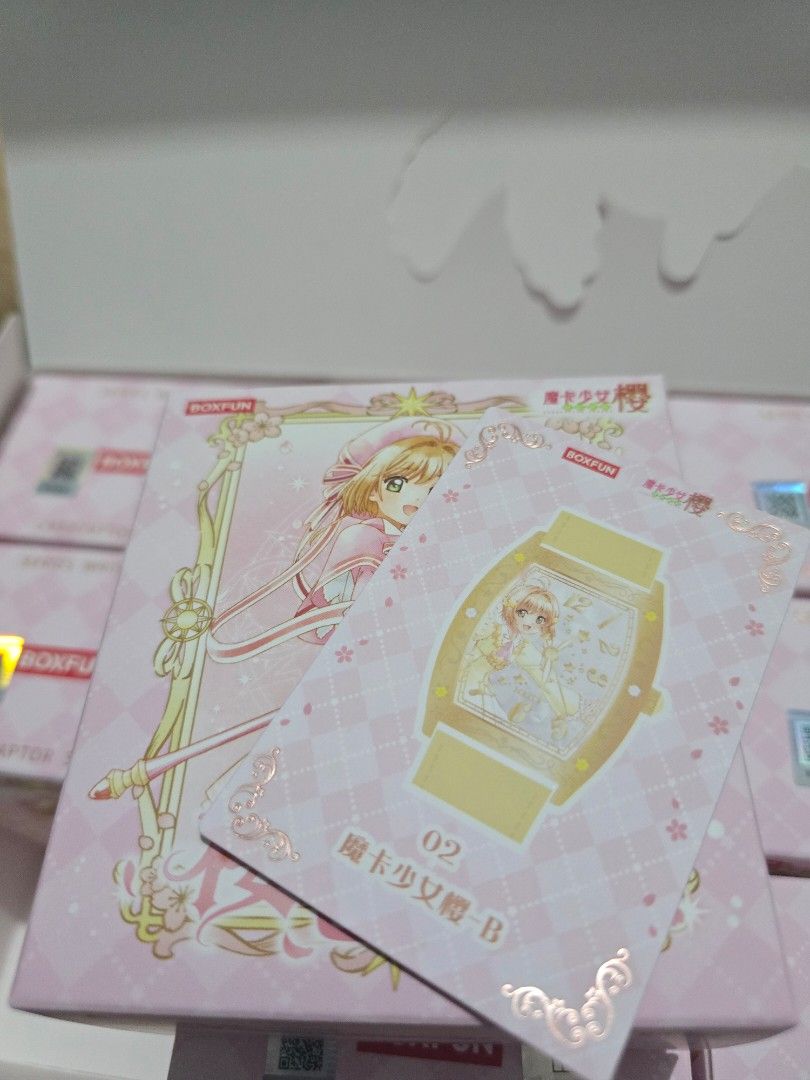 Sakura Kinomoto 02 (Category: Raw Singles) located in Mandaluyong City. Submitted by tsukineko0613 (Listing ID 1467021053, Image 2). Description: - Official Cardcaptor Sakura BoxFun Series 02 wristwatch (Magic Card A design) - Features a magical Sakura-themed watch and strap - Comes with a yellow collector's packaging box and matching character card - Brand new in original packaging, ideal for fans and collectors - Ready to ship within the Philip