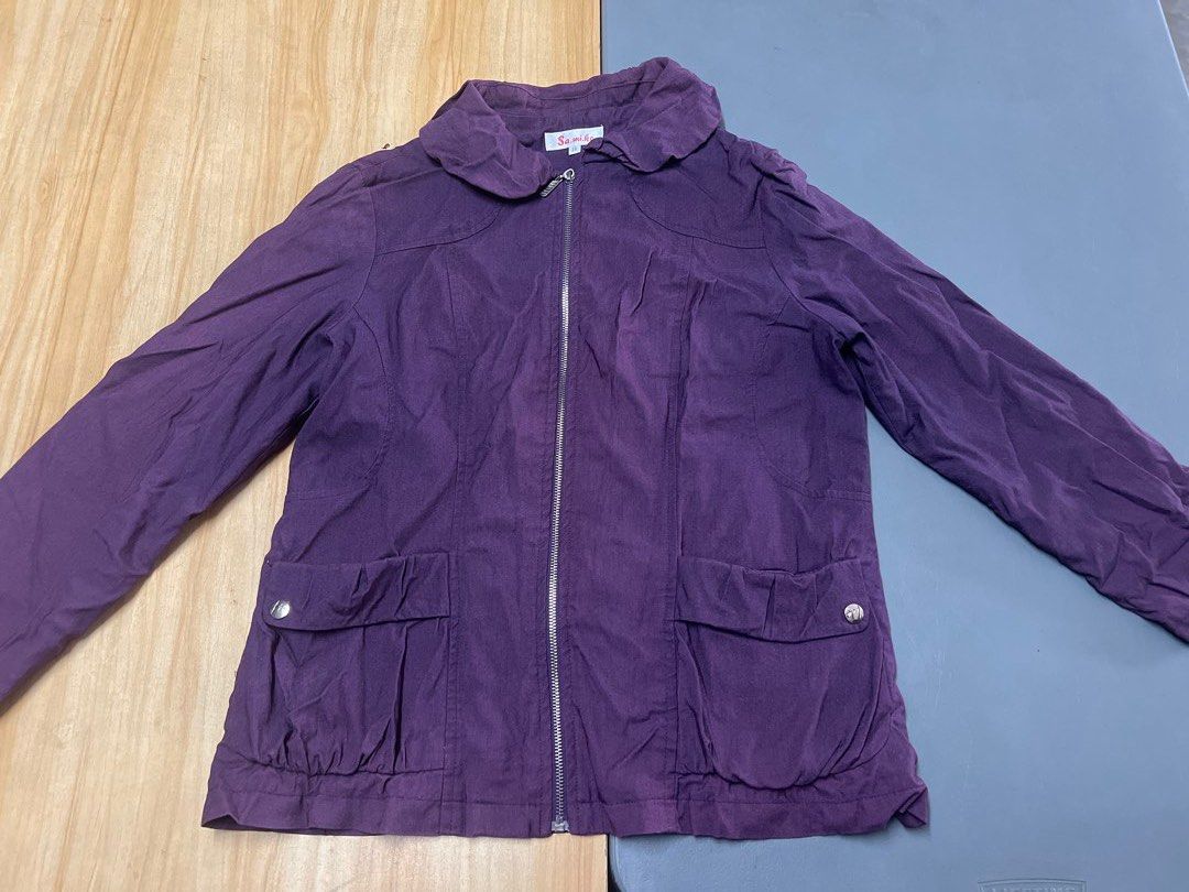 PURPLE COAT (Category: Coats, Jackets and Outerwear) located in Bulacan. Submitted by Domozz (Listing ID 1467037004, Image 1). Description: Length 26 Width 20 Women coat Medium to large Used it in Hongkong .