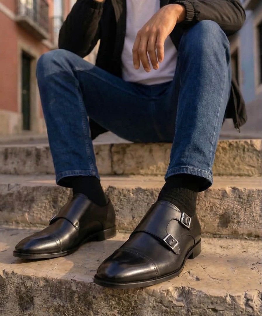 SANDERS DOUBLE MONK STRAP SHOES (Category: Dress Shoes) located in Bacoor. Submitted by arlenelamery (Listing ID 1467120874, Image 1). Description: SANDERS double monk strap shoes MADE IN ENGLAND 🏴󠁧󠁢󠁥󠁮󠁧󠁿 AUTHENTIC EXCELLENT CONDITION NO ISSUE SIZE US 8.5D PRICE 3500 + SF PM MODE OF PAYMENT TRU GCASH LOC CAVITE.