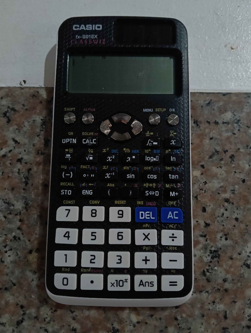 Scientific Calculator | Casio fx-991EX ClassWiz (Category: Office & Business Technology) located in Caloocan City. Submitted by taboou (Listing ID 1467067001, Image 1). Description: - Buyers must always shoulder the shipping fee. The item will not be ship out, if the shipping fee is unpaid. - I also do not accept COD or Payment on Delivery. - No meetups, I am not willing to entertain that. MOD: Gcash or MariBank Shipping Courier: Anything of your