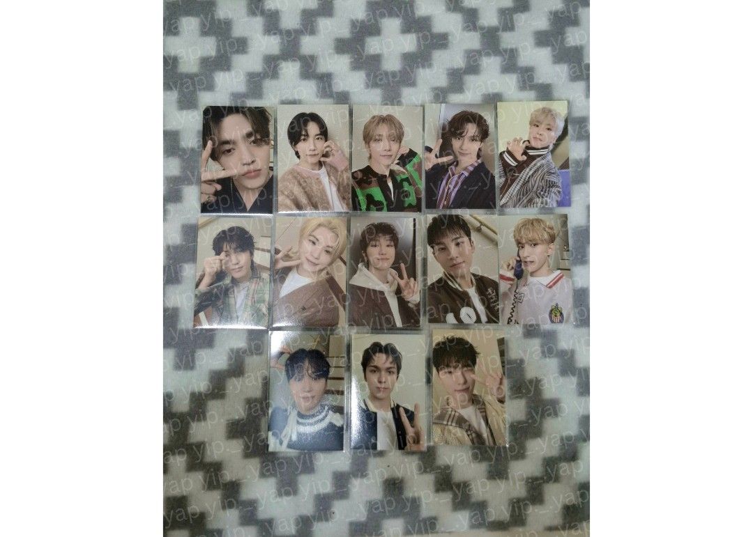 [SET] SEVENTEEN OT13 PC SETS (Category: K-Wave Merchandise) located in Cebu City. Submitted by yip._.yap (Listing ID 1467051796, Image 3). Description: - WTS LFB SEVENTEEN OT13 PC SETS - x impatient, x sensi - can send video condi via tg, pls dm if you want it - price is negotiable, just dm - no PF - rfs: need funds PRICE LIST: •17IRH HEAR VER. - 800 •17IRH WV POB - 1.4K • CL 2024 - 1.2K •GOING MAGAZINE BLACK VER. - 1.2K • GOING MAGAZINE WHITE VE