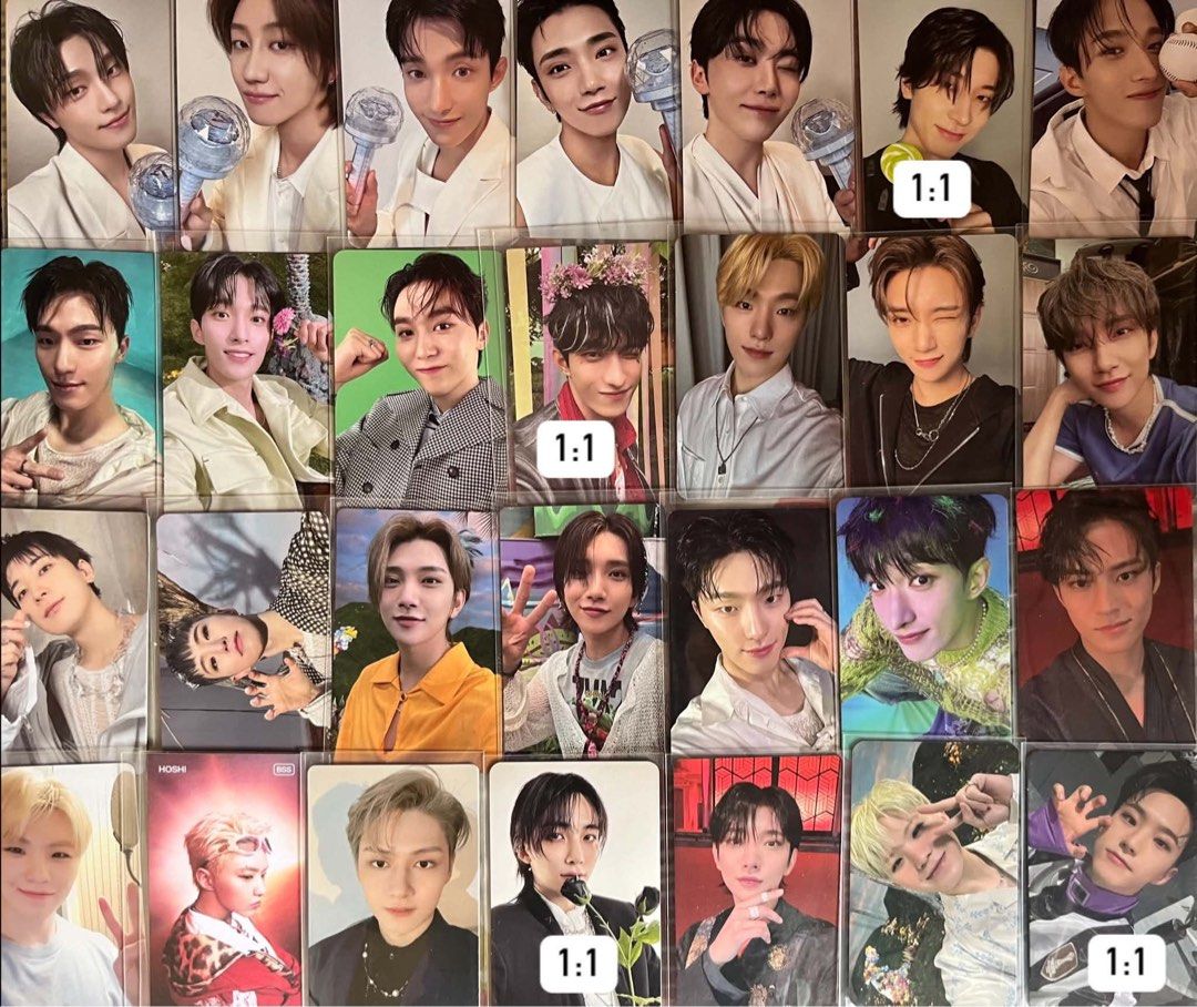 Seventeen Random PCs - 150 each (Category: K-Wave Merchandise) located in Cebu City. Submitted by riyaaaaa_ (Listing ID 1467000637, Image 1). Description: PHP 150 each PAYO, Onhand MOD : JNT Loc : Cebu X sensi, good condi DM to claim!.