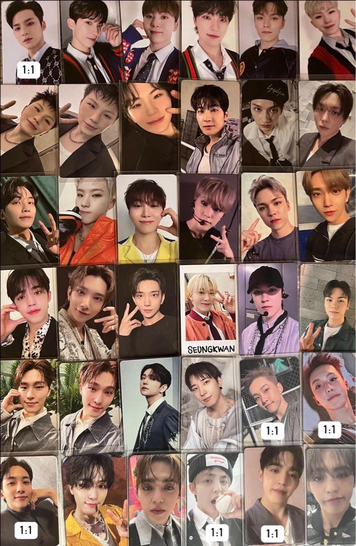Seventeen Random PCs - 150 each (Category: K-Wave Merchandise) located in Cebu City. Submitted by riyaaaaa_ (Listing ID 1467000637, Image 2). Description: PHP 150 each PAYO, Onhand MOD : JNT Loc : Cebu X sensi, good condi DM to claim!.